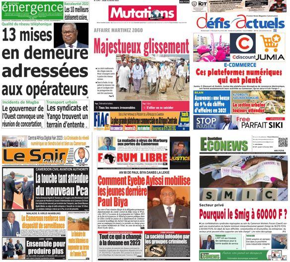 La Revue De Presse Camerounaise Du Jeudi F Vrier Lebledparle