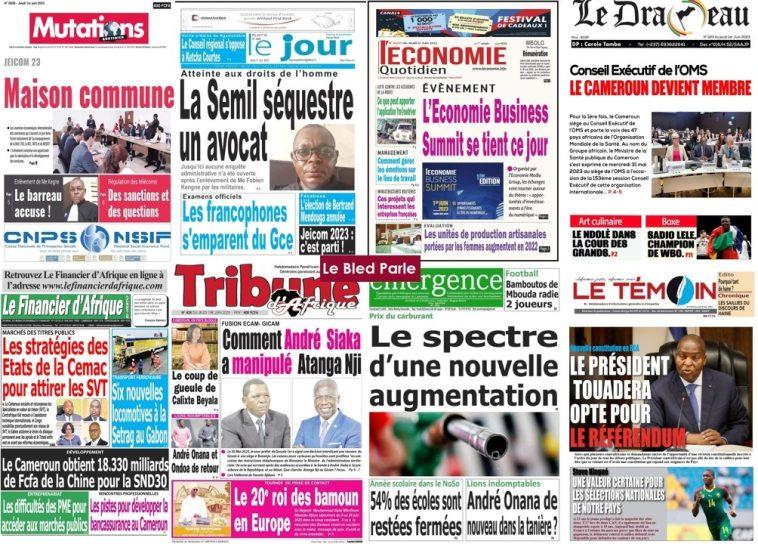 La Revue De Presse Camerounaise Du Jeudi 1er Juin 2023 Lebledparle