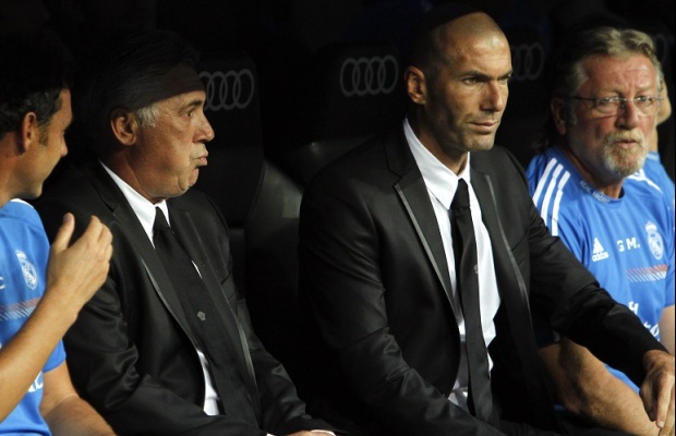 carlo ancelotti et zinedine zidane
