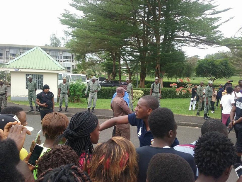 Manifestations des étudiants à Buea - DR
