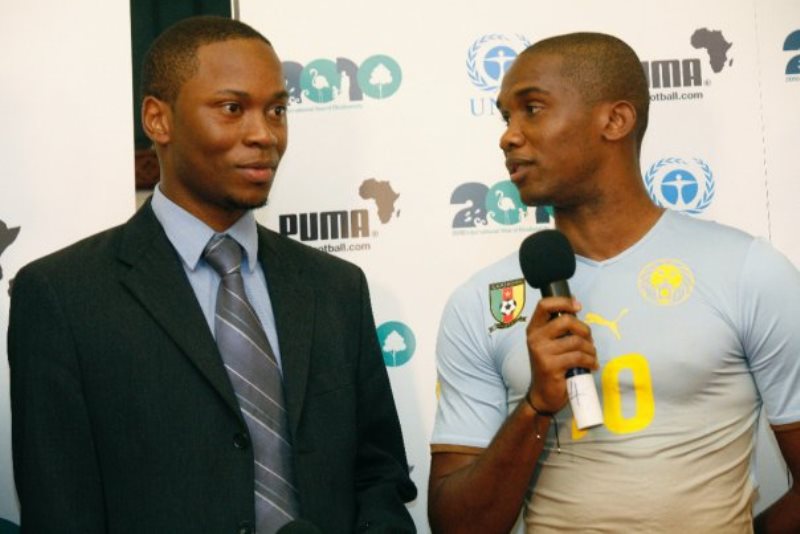Olivier Ouandji et Etoo