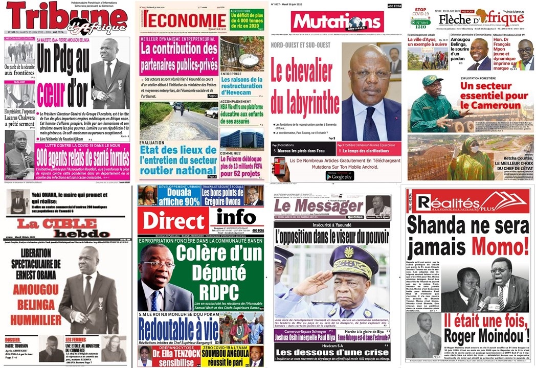 Cameroun La Revue De Presse De Ce Mardi 30 Juin 2020 Lebledparle