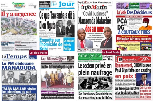 Cameroun La Revue De Presse De Ce Mardi 28 Juillet 2020 Lebledparle