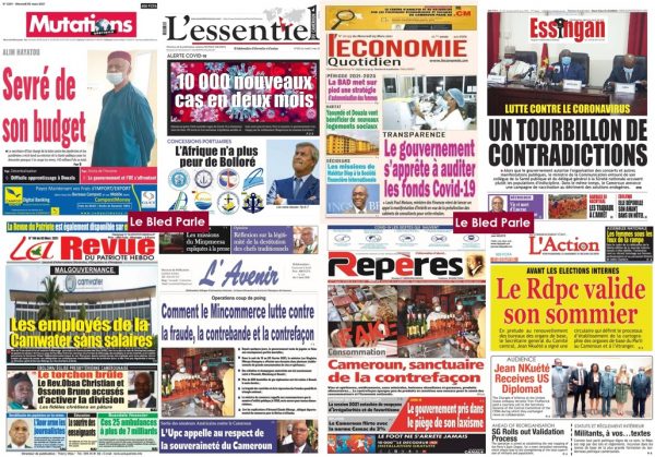 Cameroun La Revue De Presse Du Mercredi 3 Mars 2021 Lebledparle