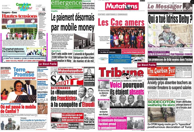 Cameroun La Revue De Presse Du Mardi 27 Avril 2021 Lebledparle