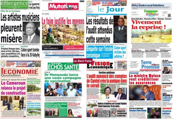 Cameroun La Revue De Presse Du Mardi 22 Juin 2021 Lebledparle