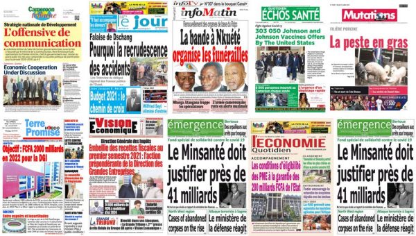 Cameroun La Revue De Presse Du Mardi 27 Juillet 2021 Lebledparle