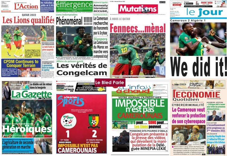 Cameroun La Revue De Presse Du Mercredi 30 Mars 2022 Lebledparle