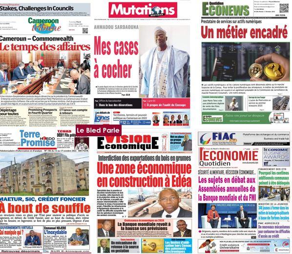 Cameroun La Revue De Presse Du Mardi 11 Octobre 2022 Lebledparle