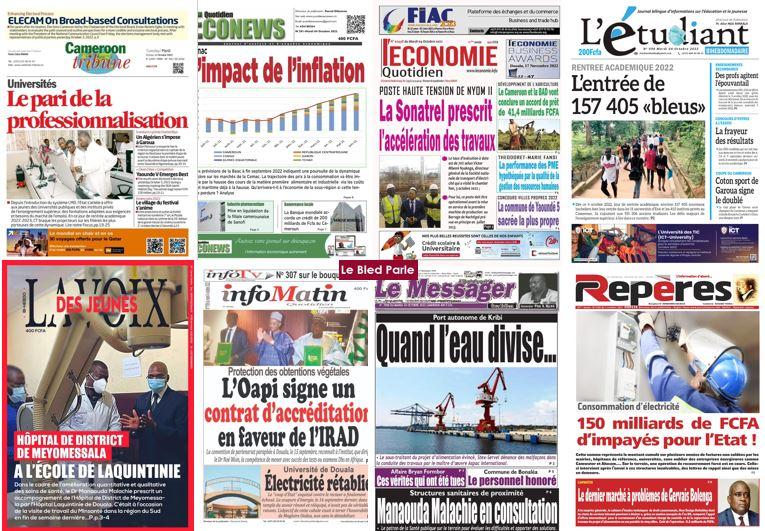 Cameroun La Revue De Presse Du Mardi 4 Octobre 2022 Lebledparle