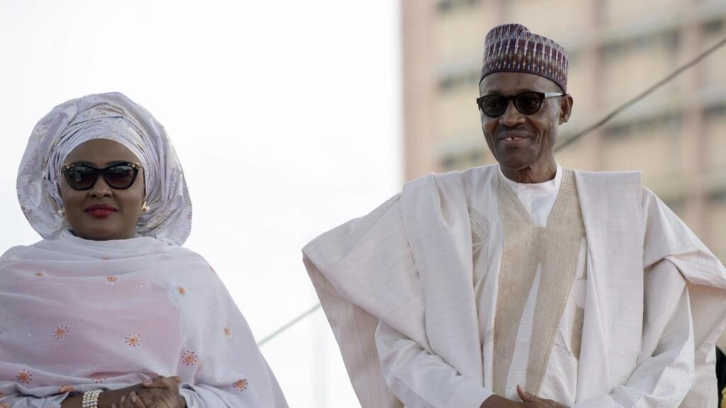 muhammadu buhari and aisha buhari AFP