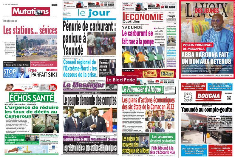 Cameroun La Revue De Presse Du Mardi 10 Janvier 2023 Lebledparle