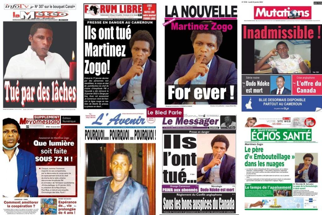 Cameroun La Revue De Presse Du Lundi 23 Janvier 2023 Lebledparle