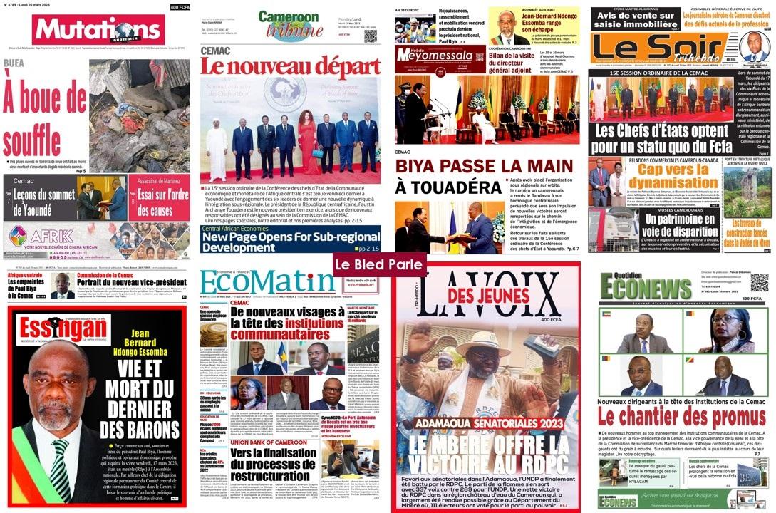 La Revue De Presse Camerounaise Du Lundi 20 Mars 2023 Lebledparle