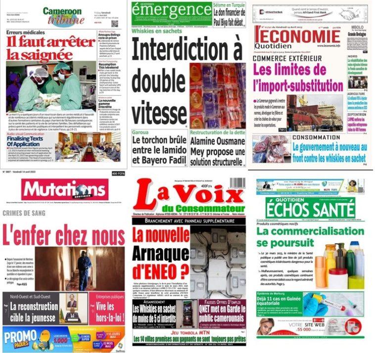 La Revue De Presse Camerounaise Du Vendredi 14 Avril 2023 Lebledparle