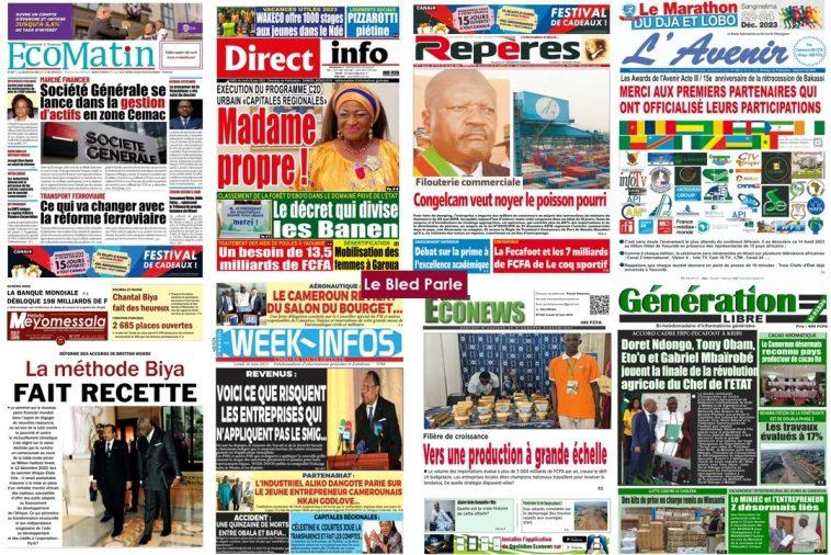 La Revue De Presse Camerounaise Du Mardi 27 Juin 2023 Lebledparle