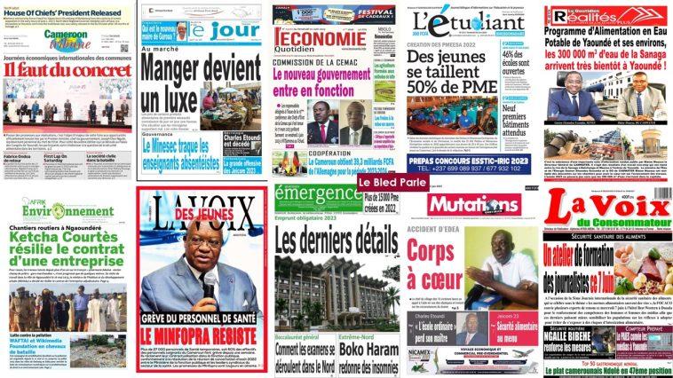 La Revue De Presse Camerounaise Du Vendredi 2 Juin 2023 Lebledparle