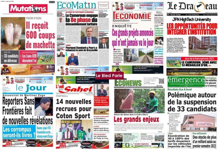 La Revue De Presse Camerounaise Du Mardi 8 Août 2023 Lebledparle