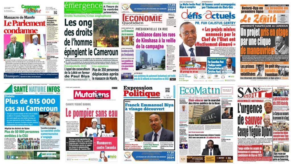 Cameroonian Press Review Friday January 5 2024 Lebledparle   Revue5jan 