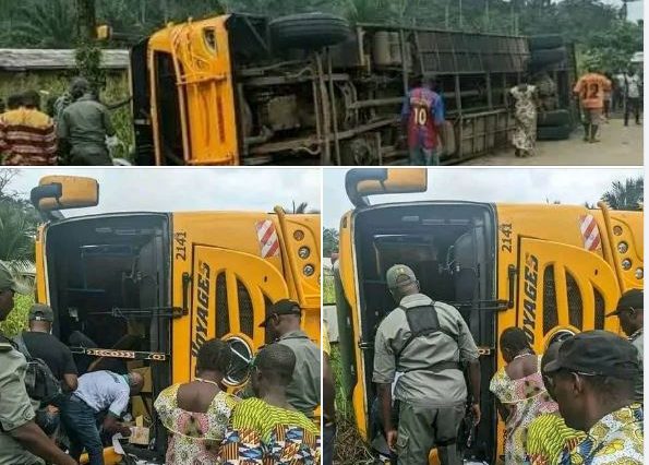 Image de l'accident de la Falaise de Dschang, ce lundi 1 juillet 2024