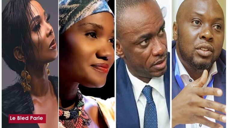 Artistes hommes de médias hommes politique