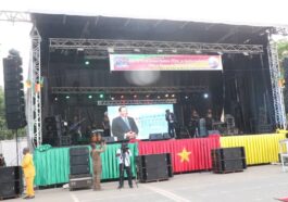Illustration : Une séance de projection du film documentaire du Paul Biya - DR