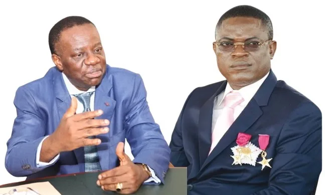 Fame Ndongo et Emmanuel Naossi
