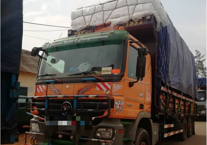 Un des camions saisis à Meyo Centre