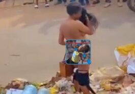 Femme nue au Marché Ekounou (C) Droits réservés