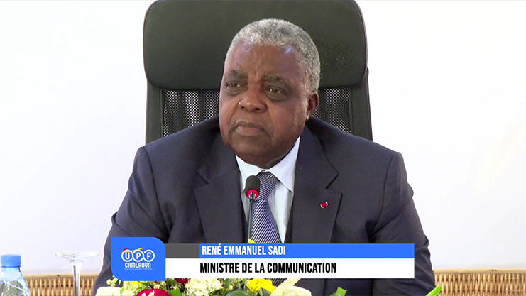 René Emmanuel Sadi, Ministre de la Communication, Porte-Parole du Gouvernement
