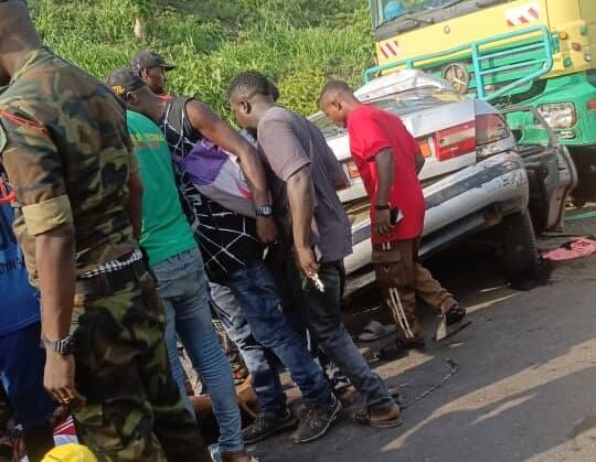 Accident à Mutengene